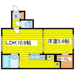 環状通東駅 徒歩5分 3階の物件間取画像